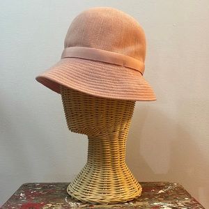 Vintage Kangol Pink Tropic Palmero Knitted Cloche Hat